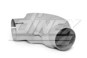 90ø Exhaust Elbow, OD/ID=76.1/77 / L=200, SPD